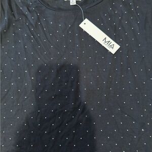 NWT MIA Sparkle Top XL